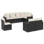 Set de sofás de jardín 8 piezas y cojines ratán sintético negro by vidaXL, Modular outdoor sofas - Ref: Foro24-3251573, Price...