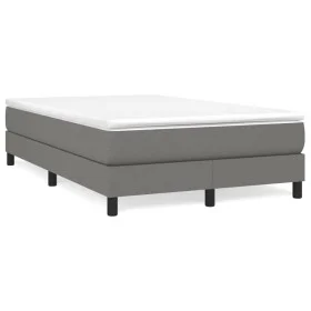 Box spring bed with dark gray fabric mattress 120x190 cm by vidaXL, Beds and slatted bases - Ref: Foro24-3269658, Price: 402,...