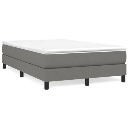 Box spring bed with dark gray fabric mattress 120x190 cm by vidaXL, Beds and slatted bases - Ref: Foro24-3269658, Price: 402,...