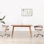 Bentwood and Taupe Gray Fabric Swivel Dining Chair by vidaXL, dining chairs - Ref: Foro24-287420, Price: 155,78 €, Discount: %