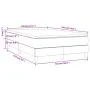 Box spring bed with dark gray fabric mattress 120x190 cm by vidaXL, Beds and slatted bases - Ref: Foro24-3269658, Price: 402,...