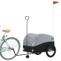 Fahrradanhänger aus schwarzem und grauem Eisen, 45 kg. von vidaXL, Fahrradanhänger - Ref: Foro24-94154, Preis: 105,60 €, Raba...