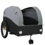 Fahrradanhänger aus schwarzem und grauem Eisen, 45 kg. von vidaXL, Fahrradanhänger - Ref: Foro24-94154, Preis: 105,60 €, Raba...