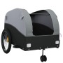 Fahrradanhänger aus schwarzem und grauem Eisen, 45 kg. von vidaXL, Fahrradanhänger - Ref: Foro24-94154, Preis: 107,56 €, Raba...
