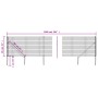 Cerca de alambre con pinchos de anclaje verde 0,8x10 m de vidaXL, Paneles de vallas - Ref: Foro24-154096, Precio: 100,61 €, D...
