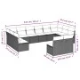 Set de sofás de jardín y cojines 12 pzas ratán sintético marrón by vidaXL, Garden sets - Ref: Foro24-3218373, Price: 747,07 €...