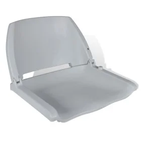 Boat seat with folding backrest without cushion gray 48x51x41 cm by vidaXL, Sailboat parts - Ref: Foro24-90417, Price: 63,89 ...