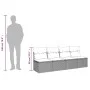 Gartensofa mit Kissen, 4 Plätze, braunes Kunststoff-Rattan. von vidaXL, Outdoor-Sofas - Ref: Foro24-366203, Preis: 236,83 €, ...