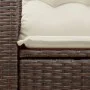 Sofá de jardín con cojines 2 plazas ratán sintético marrón by vidaXL, Outdoor sofas - Ref: Foro24-366220, Price: 177,31 €, Di...