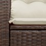 Sofá de jardín con cojines 2 plazas ratán sintético marrón by vidaXL, Outdoor sofas - Ref: Foro24-366220, Price: 187,42 €, Di...
