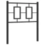Kopfteil aus schwarzem Metall, 75 cm von vidaXL, Kopf- und Fußteile - Ref: Foro24-374267, Preis: 30,20 €, Rabatt: %