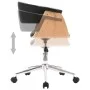 Drehbarer Esszimmerstuhl aus Bugholz, schwarzem Kunstleder von vidaXL, Essstühle - Ref: Foro24-287400, Preis: 152,70 €, Rabat...
