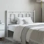 White metal headboard 107 cm by vidaXL, Headboards and footboards - Ref: Foro24-374320, Price: 32,94 €, Discount: %