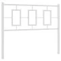 White metal headboard 107 cm by vidaXL, Headboards and footboards - Ref: Foro24-374320, Price: 32,94 €, Discount: %
