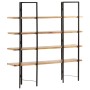 4-tier solid mango wood shelf 160x35x160 cm by vidaXL, Bookcases and shelves - Ref: Foro24-286603, Price: 284,80 €, Discount: %