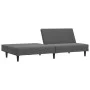 Sofá cama de 2 plazas terciopelo gris oscuro by vidaXL, Sofas - Ref: Foro24-375927, Price: 244,72 €, Discount: %