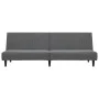 Sofá cama de 2 plazas terciopelo gris oscuro by vidaXL, Sofas - Ref: Foro24-375927, Price: 244,72 €, Discount: %