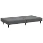Sofá cama de 2 plazas terciopelo gris oscuro by vidaXL, Sofas - Ref: Foro24-375927, Price: 244,72 €, Discount: %