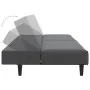 Sofá cama de 2 plazas terciopelo gris oscuro by vidaXL, Sofas - Ref: Foro24-375927, Price: 244,72 €, Discount: %