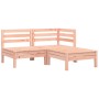 Sofá de jardín con cojines y reposapiés 2 plazas by vidaXL, Modular outdoor sofas - Ref: Foro24-838179, Price: 216,07 €, Disc...