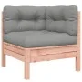 Sofá de jardín con cojines y reposapiés 2 plazas by vidaXL, Modular outdoor sofas - Ref: Foro24-838179, Price: 206,69 €, Disc...