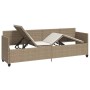 Tumbona con cojines ratán sintético beige by vidaXL, Loungers - Ref: Foro24-368348, Price: 230,14 €, Discount: %
