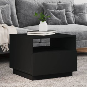 Mesa de centro con luces LED negro 50x49x40 cm by vidaXL, Coffee table - Ref: Foro24-839827, Price: 69,76 €, Discount: %