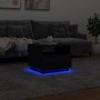 LED-Couchtisch in Schwarz mit den Maßen 50x49x40 cm. von vidaXL, Couchtisch - Ref: Foro24-839827, Preis: 69,76 €, Rabatt: %