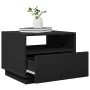 Mesa de centro con luces LED negro 50x49x40 cm by vidaXL, Coffee table - Ref: Foro24-839827, Price: 72,21 €, Discount: %