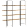 4-tier solid mango wood shelf 160x35x160 cm by vidaXL, Bookcases and shelves - Ref: Foro24-286603, Price: 284,80 €, Discount: %