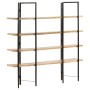 4-tier solid mango wood shelf 160x35x160 cm by vidaXL, Bookcases and shelves - Ref: Foro24-286603, Price: 284,80 €, Discount: %