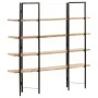 4-tier solid mango wood shelf 160x35x160 cm by vidaXL, Bookcases and shelves - Ref: Foro24-286603, Price: 280,37 €, Discount: %