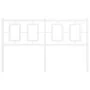 Cabecero de metal blanco 135 cm de vidaXL, Cabeceros y pies de cama - Ref: Foro24-374322, Precio: 42,05 €, Descuento: %