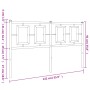 Kopfteil aus weißem Metall, 135 cm von vidaXL, Kopf- und Fußteile - Ref: Foro24-374322, Preis: 42,63 €, Rabatt: %