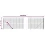 In der Nähe von anthrazitgrauem Draht mit Kabelbinder 2x10 m. von vidaXL, Zaunpaneele - Ref: Foro24-154310, Preis: 77,20 €, R...
