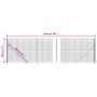 In der Nähe von anthrazitgrauem Draht mit Kabelbinder 2x10 m. von vidaXL, Zaunpaneele - Ref: Foro24-154310, Preis: 77,86 €, R...
