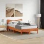 Bettkopfteil aus massivem Kiefernholz in Wachsbraun, 135 cm von vidaXL, Kopf- und Fußteile - Ref: Foro24-844784, Preis: 45,40...