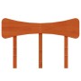 Wax brown solid pine wood bed headboard 135 cm by vidaXL, Headboards and footboards - Ref: Foro24-844784, Price: 45,98 €, Dis...