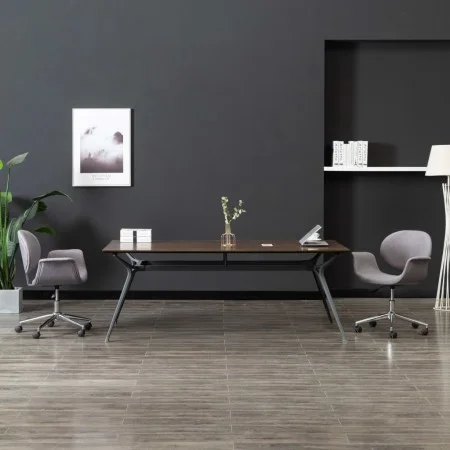 Drehbarer Esszimmerstuhl aus grauem Stoff von vidaXL, Essstühle - Ref: Foro24-287395, Preis: 145,68 €, Rabatt: %