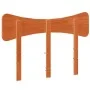 Cabecero de cama madera maciza de pino marrón cera 135 cm de vidaXL, Cabeceros y pies de cama - Ref: Foro24-844784, Precio: 4...