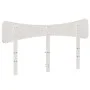 Solid white pine wood bed headboard 140 cm by vidaXL, Headboards and footboards - Ref: Foro24-844778, Price: 40,60 €, Discoun...