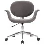 Drehbarer Esszimmerstuhl aus grauem Stoff von vidaXL, Essstühle - Ref: Foro24-287395, Preis: 145,68 €, Rabatt: %