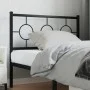 Cabecero de metal negro 100 cm de vidaXL, Cabeceros y pies de cama - Ref: Foro24-376255, Precio: 36,99 €, Descuento: %