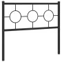 Kopfteil aus schwarzem Metall, 100 cm von vidaXL, Kopf- und Fußteile - Ref: Foro24-376255, Preis: 36,99 €, Rabatt: %