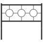 Kopfteil aus schwarzem Metall, 100 cm von vidaXL, Kopf- und Fußteile - Ref: Foro24-376255, Preis: 37,52 €, Rabatt: %