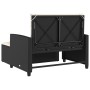 Sofá de jardín 2 plazas con cojines ratán sintético negro by vidaXL, Outdoor sofas - Ref: Foro24-365131, Price: 266,72 €, Dis...