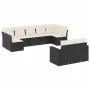 Set de sofás de jardín 8 piezas y cojines ratán sintético negro by vidaXL, Modular outdoor sofas - Ref: Foro24-3251753, Price...