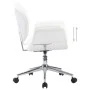 Drehbarer Esszimmerstuhl Kunstleder weiß von vidaXL, Essstühle - Ref: Foro24-287392, Preis: 144,47 €, Rabatt: %