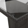 Set de comedor de jardín 7 pzas y cojines ratán sintético negro by vidaXL, Garden sets - Ref: Foro24-3213490, Price: 513,23 €...