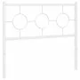 Cabecero de metal blanco 100 cm de vidaXL, Cabeceros y pies de cama - Ref: Foro24-376304, Precio: 34,15 €, Descuento: %